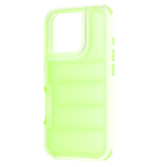 Husa pentru  iPhone 16 Pro Air Cusion anti-shock, Dazzling - verde