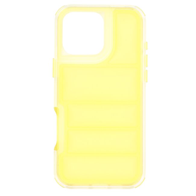 Husa pentru  iPhone 16 Pro Max Air Cusion anti-shock, Dazzling - galben
