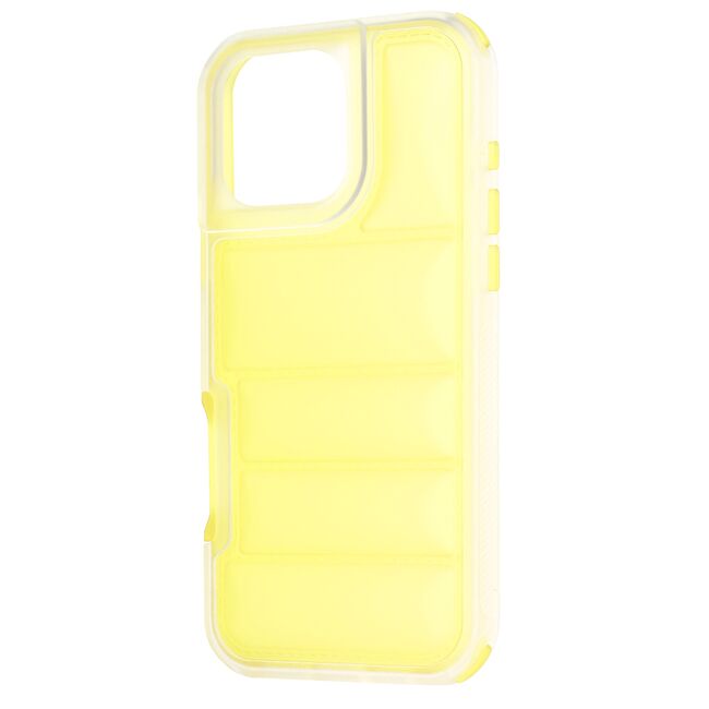 Husa pentru  iPhone 16 Pro Max Air Cusion anti-shock, Dazzling - galben