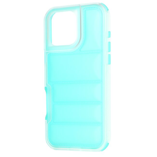 Husa pentru  iPhone 16 Pro Max Air Cusion anti-shock, Dazzling - turcoaz