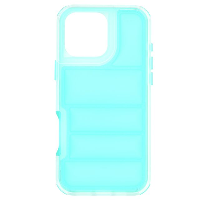 Husa pentru  iPhone 16 Pro Max Air Cusion anti-shock, Dazzling - turcoaz