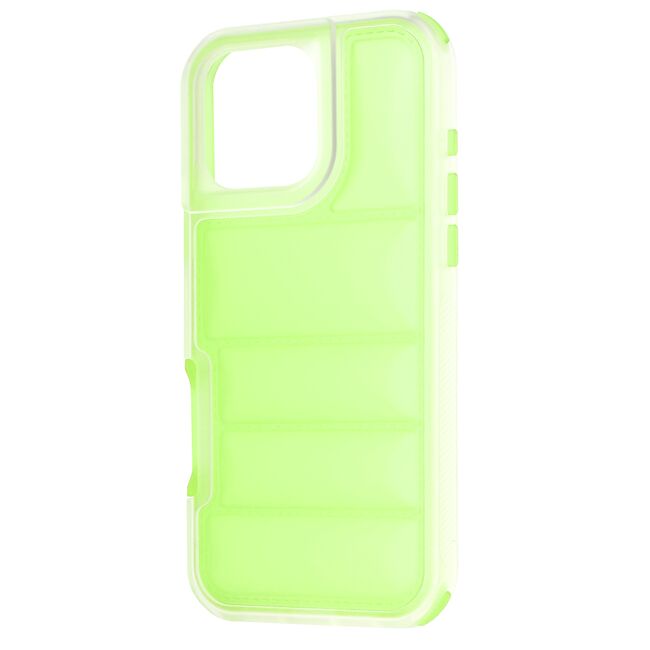 Husa pentru  iPhone 16 Pro Max Air Cusion anti-shock, Dazzling - verde