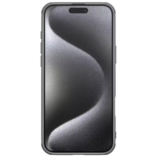 Husa pentru  iPhone 16 Pro Max anti-shock Premium Shield Frost - gri