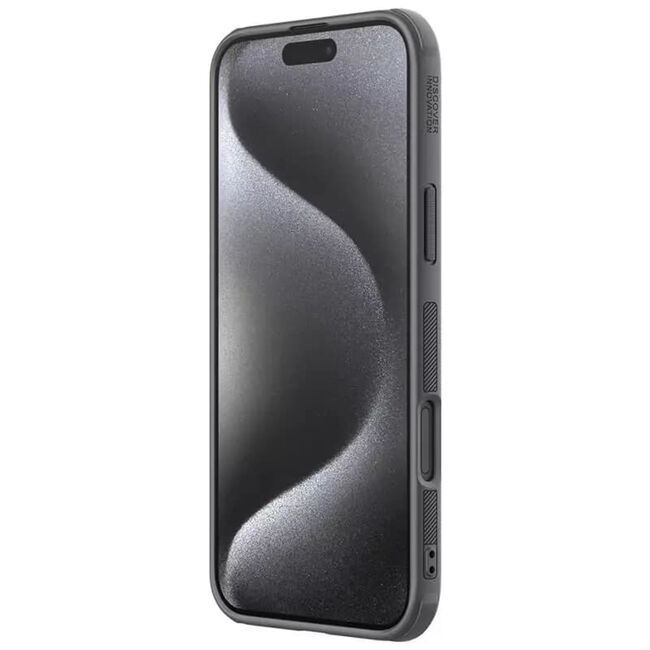 Husa pentru  iPhone 16 Pro Max anti-shock Premium Shield Frost - gri