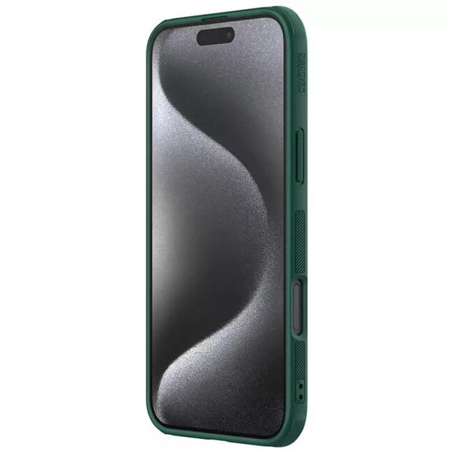 Husa pentru  iPhone 16 Pro Max anti-shock Premium Shield Frost - verde