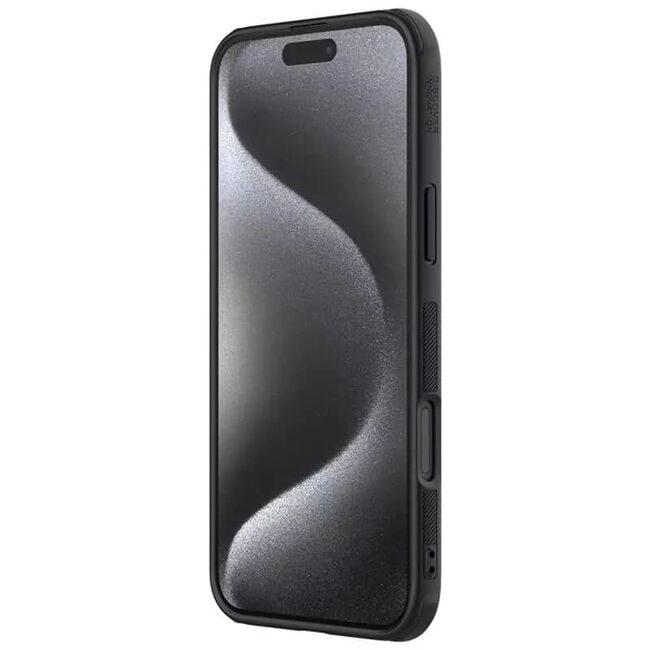 Husa pentru  iPhone 16 Pro anti-shock Premium Shield Frost - negru