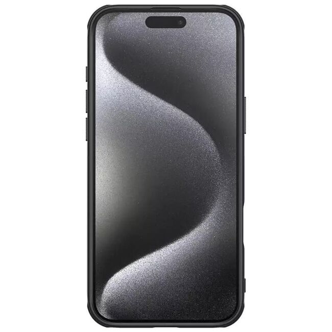 Husa pentru  iPhone 16 Pro anti-shock Premium Shield Frost - negru