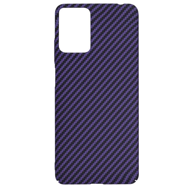 Husa pentru Motorola Moto G04 / G24 / G24 Power CarbonFiber UltraSlim, Lightweight, mov