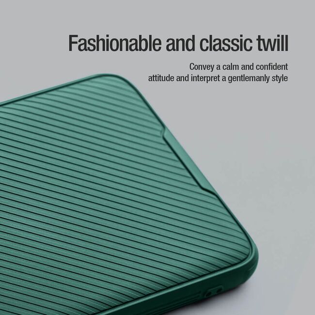Husă Premium pentru  iPhone 16 Pro cu slider pentru protectia lentilelor anti-amprente - verde