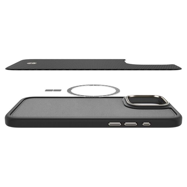 Husa Spigen - enzo aramid MagSafe - iphone 16 pro - black / natural