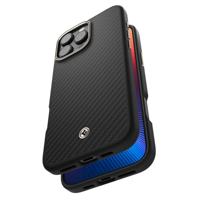 Husa Spigen - enzo aramid MagSafe - iphone 16 pro - black / natural