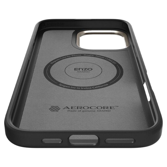 Husa Spigen - enzo aramid magsafe - iphone 16 pro max - black / natural