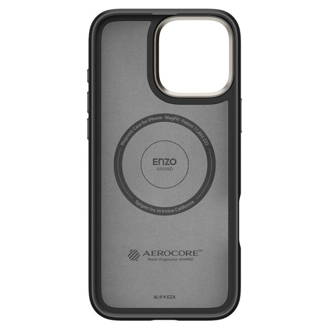 Husa Spigen - enzo aramid magsafe - iphone 16 pro max - black / natural