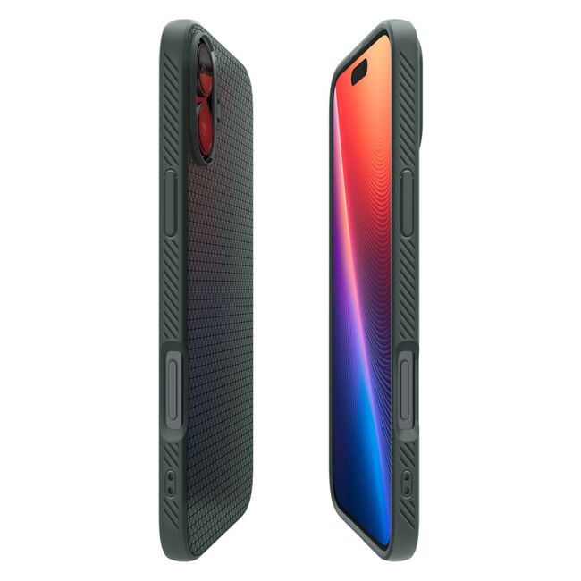 Husa premium pentru  iPhone 16 Spigen Liquid Air - verde