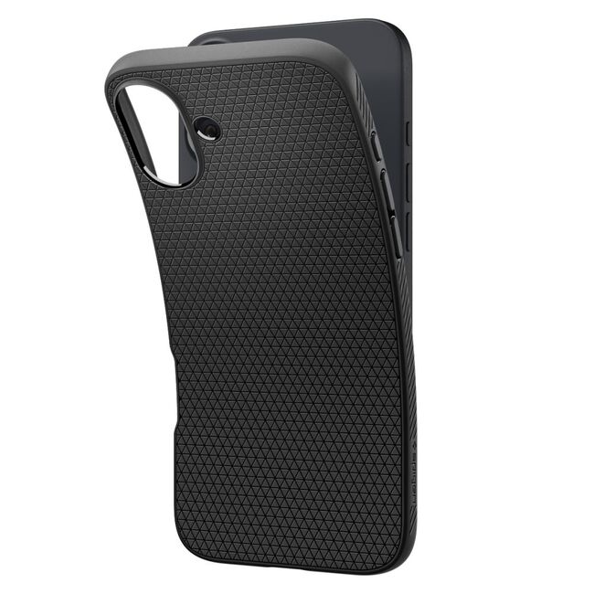 Husa premium pentru  iPhone 16 Spigen Liquid Air - negru mat