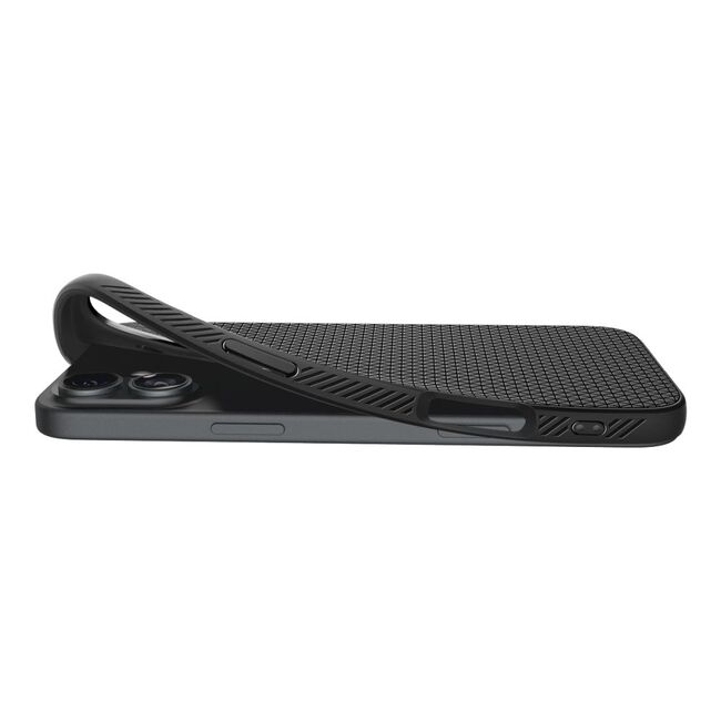 Husa premium pentru  iPhone 16 Spigen Liquid Air - negru mat