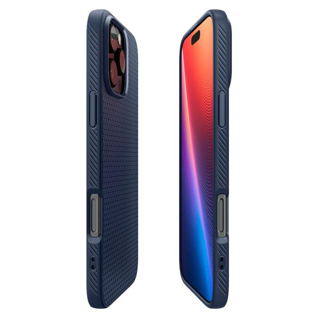 Husa premium pentru  iPhone 16 Pro Spigen Liquid Air - albastru