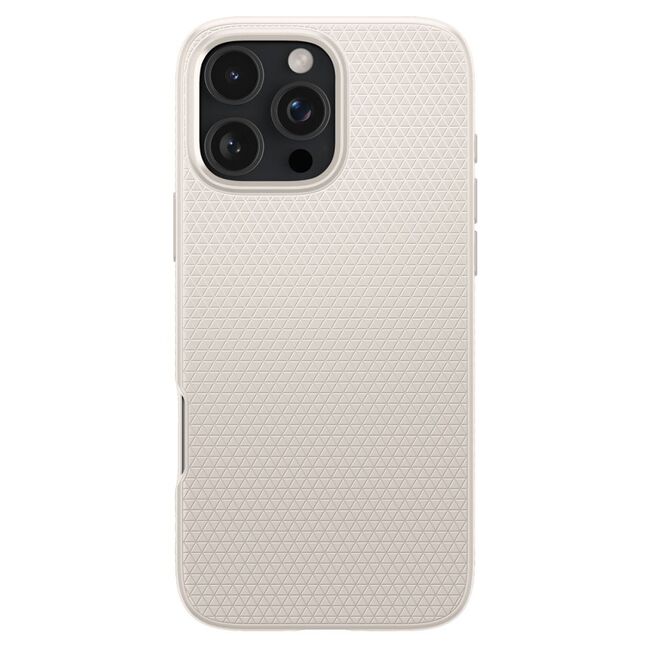 Husa Spigen - liquid air - iphone 16 pro max - natural titanium