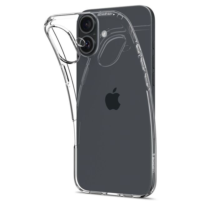 Husa Spigen - liquid crystal - iphone 16 plus - crystal clear