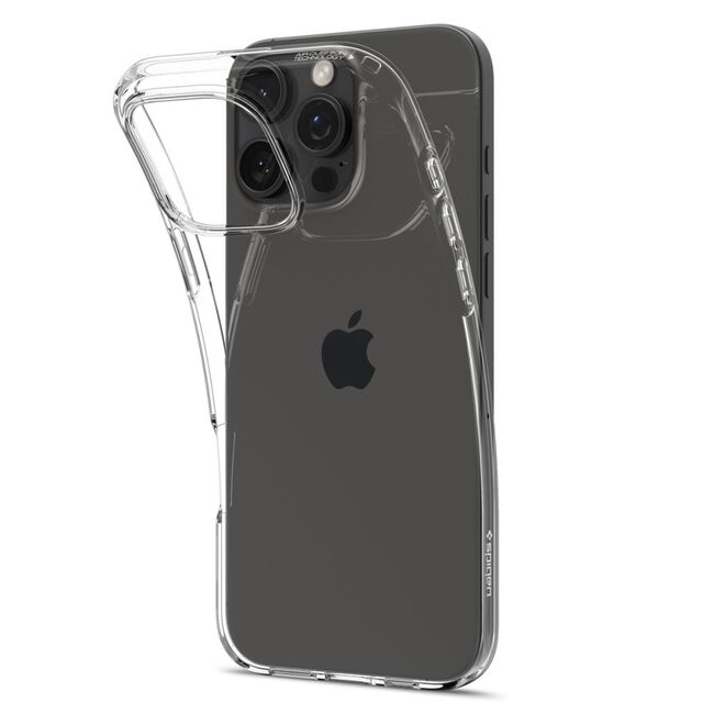 Husa premium pentru  iPhone 16 Pro Spigen Liquid Crystal - transparent
