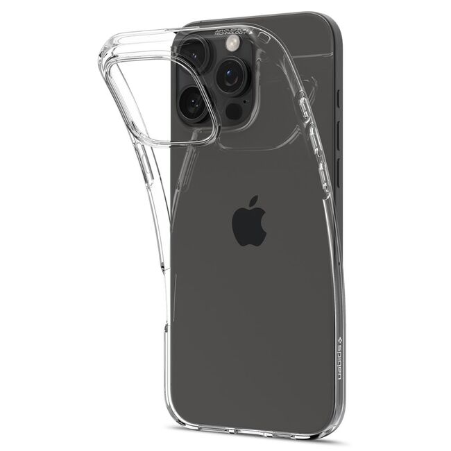 Husa Spigen - liquid crystal - iphone 16 pro max - crystal clear