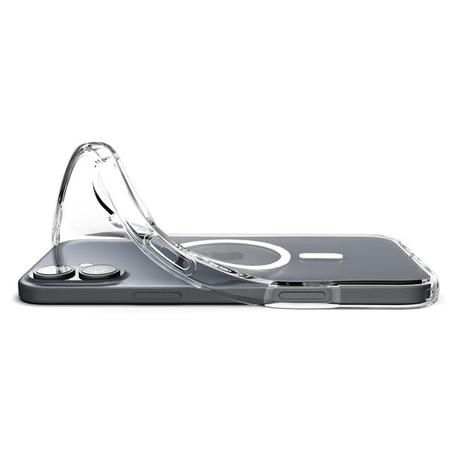Husa premium pentru  iPhone 16 Plus Spigen Liquid Crystal MagSafe - transparent