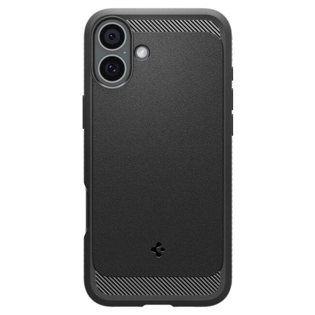 Husa premium pentru  iPhone 16 Plus Spigen Rugged Armor MagSafe - negru