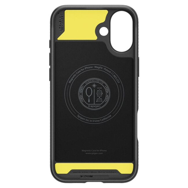 Husa premium pentru  iPhone 16 Plus Spigen Rugged Armor MagSafe - negru