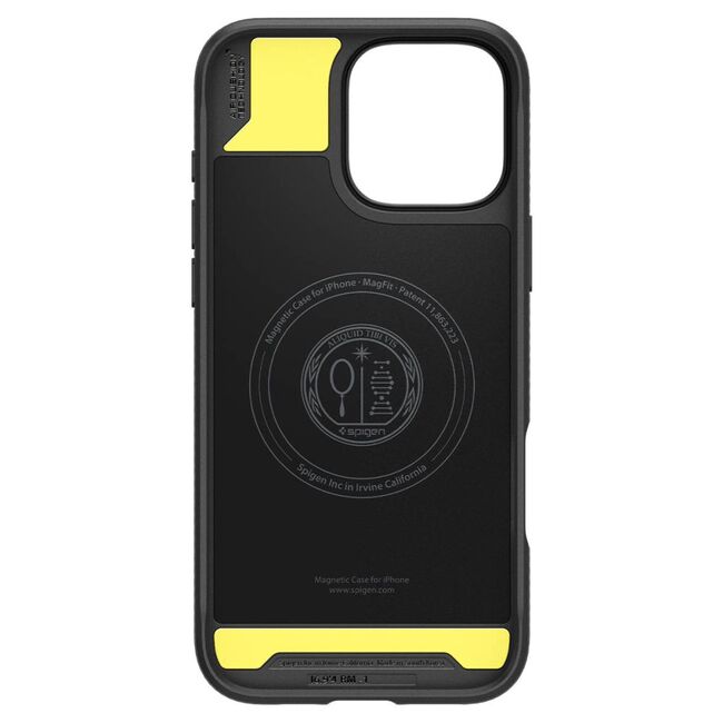 Husa premium pentru  iPhone 16 Pro Max Spigen - Rugged Armor MagSafe - Negru mat