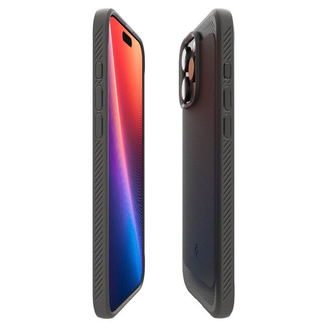 Husa premium pentru  iPhone 16 Pro Max Spigen - Rugged Armor MagSafe - Negru mat