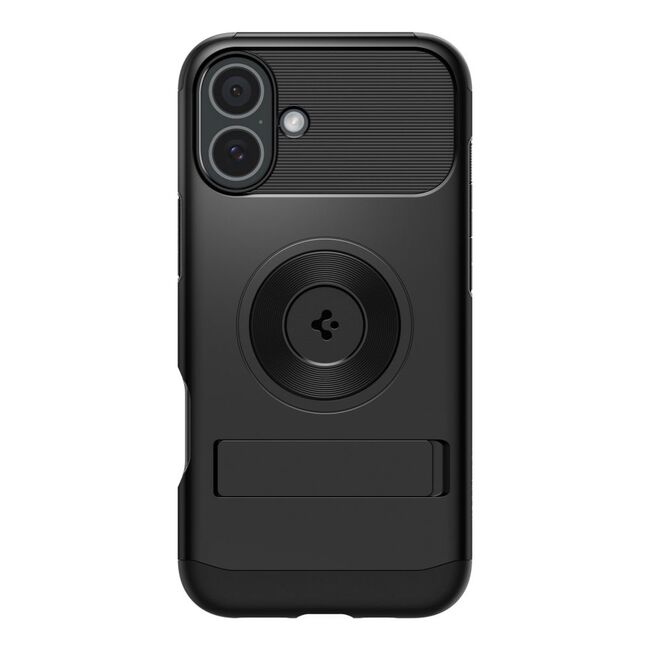Husa premium pentru  iPhone 16 Spigen Slim Armor MagSafe - negru intens