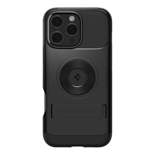 Husa premium pentru  iPhone 16 Pro Max Spigen Slim Armor MagSafe - negru carbon