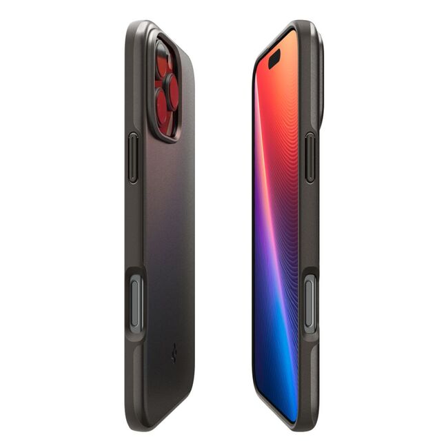 Husa premium pentru  iPhone 16 Pro Max Spigen Thin Fit MagSafe - maro