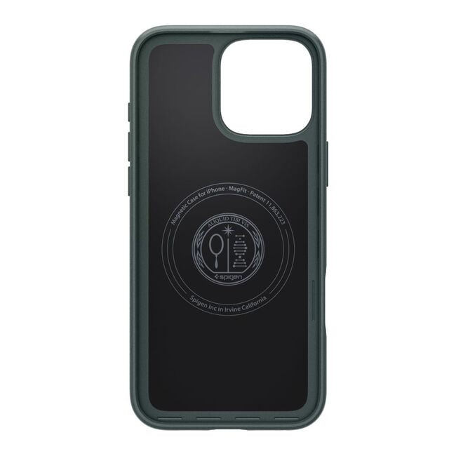 Husa premium pentru  iPhone 16 Pro Max Spigen Thin Fit MagSafe - verde