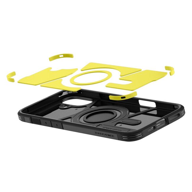 Husa premium pentru  iPhone 16 Spigen Rugged Armor MagSafe - negru
