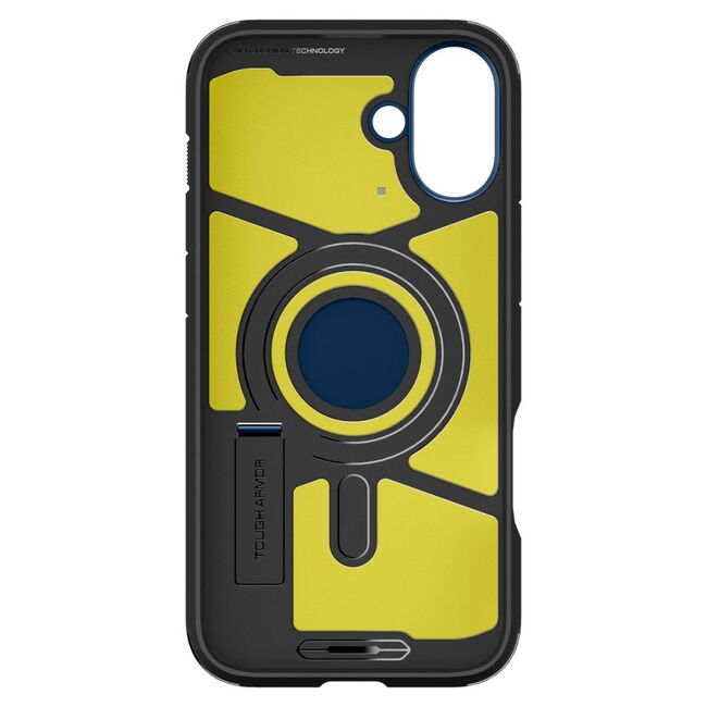 Husa premium pentru  iPhone 16 Spigen Tough Armor MagSafe - albastru