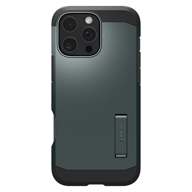 Husa premium pentru  iPhone 16 Pro Spigen Tough Armor MagSafe - verde