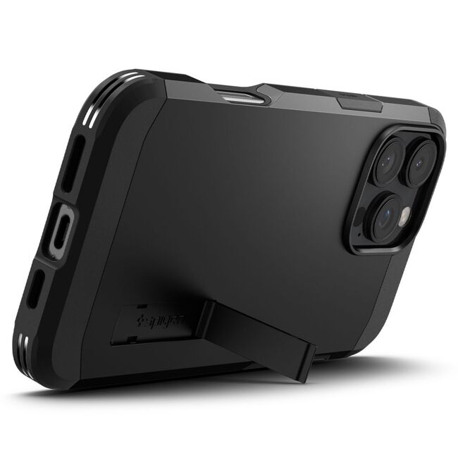 Husa premium pentru  iPhone 16 Pro Max Spigen Tough Armor MagSafe - negru
