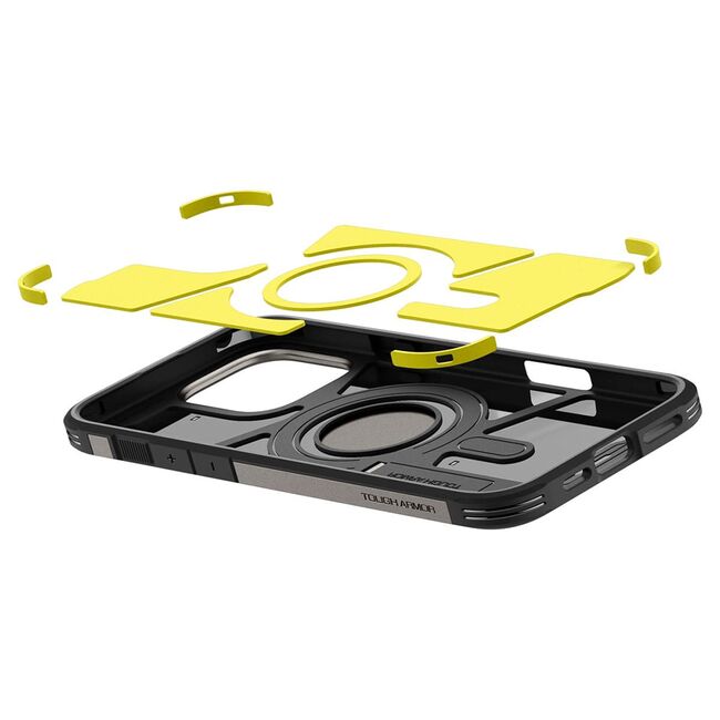 Husa premium pentru  iPhone 16 Pro Max Spigen Tough Armor MagSafe - maro
