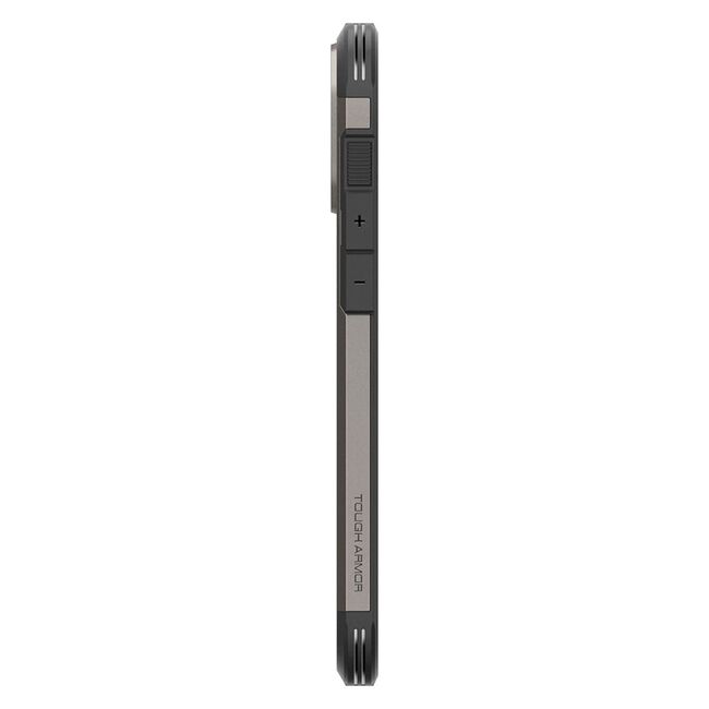 Husa premium pentru  iPhone 16 Pro Max Spigen Tough Armor MagSafe - maro