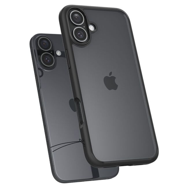 Husa Spigen - ultra hybrid - iphone 16 plus - matte black