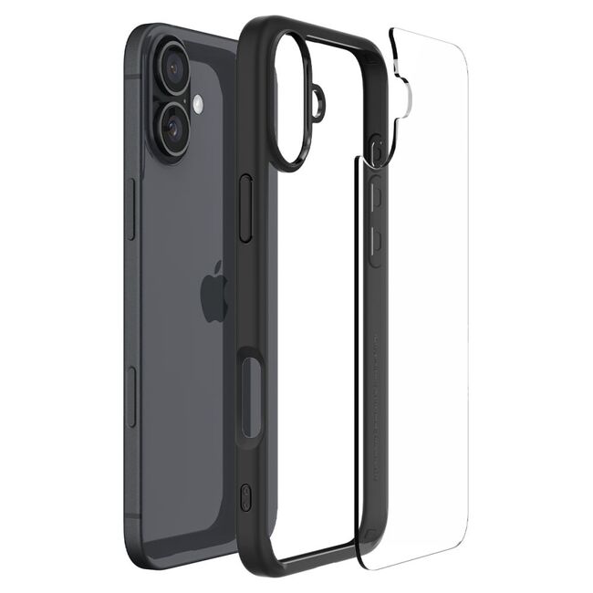 Husa Spigen - ultra hybrid - iphone 16 plus - matte black