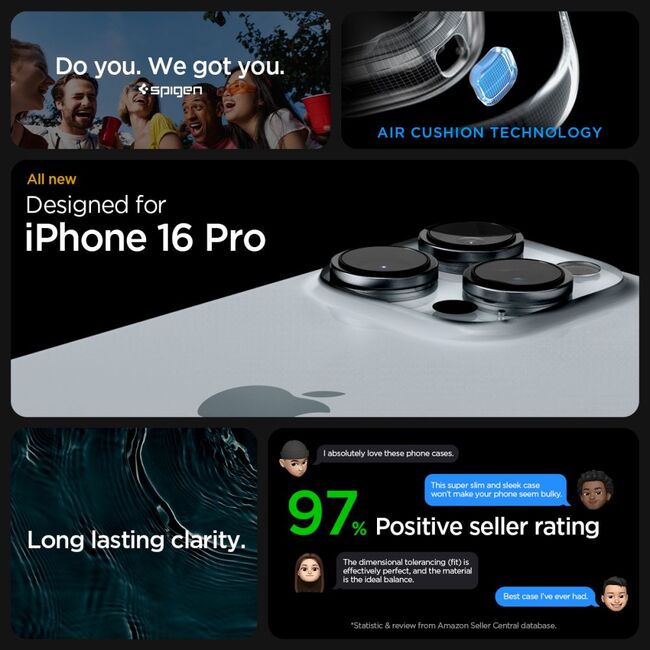 Husa premium pentru  iPhone 16 Pro Spigen Ultra Hybrid - frost black