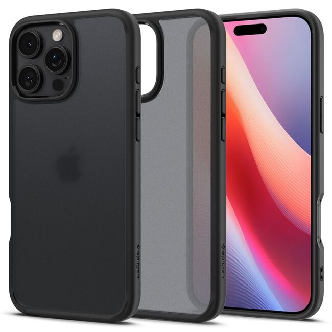 Husa Spigen - ultra hybrid - iphone 16 pro - frost black