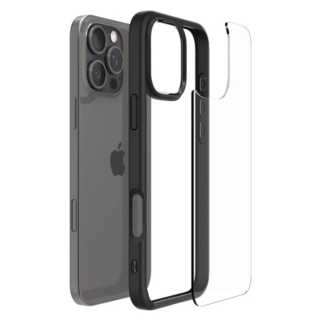 Husa premium pentru  iPhone 16 Pro Spigen Ultra Hybrid - negru mat
