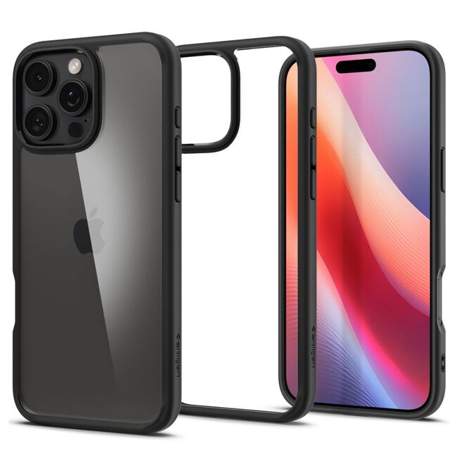 Husa premium pentru  iPhone 16 Pro Spigen Ultra Hybrid - negru mat