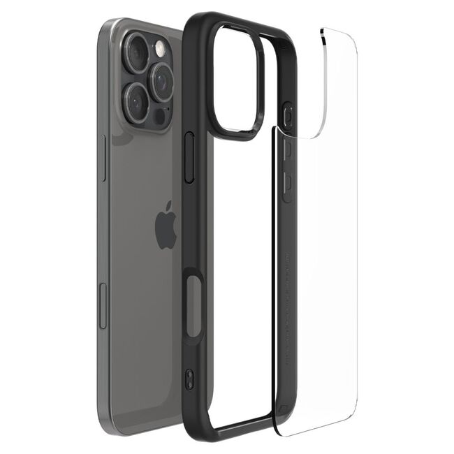 Husa premium pentru  iPhone 16 Pro Max Spigen Ultra Hybrid - negru mat