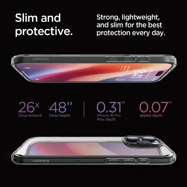 Husa premium pentru  iPhone 16 Pro Max Spigen Ultra Hybrid - space crystal