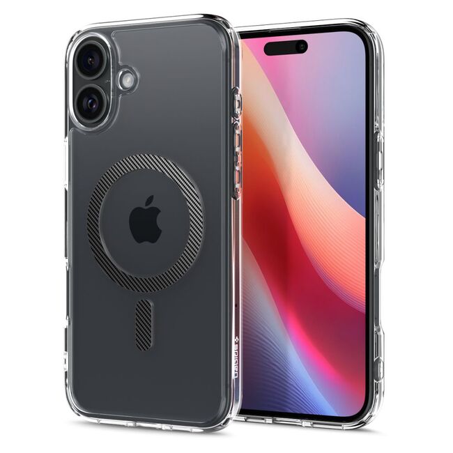 Husa premium pentru  iPhone 16 Spigen Ultra Hybrid MagSafe - negru