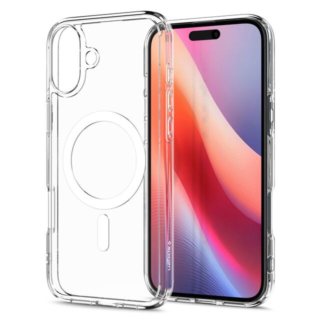 Husa premium pentru  iPhone 16 Plus Spigen Ultra Hybrid MagSafe - alb